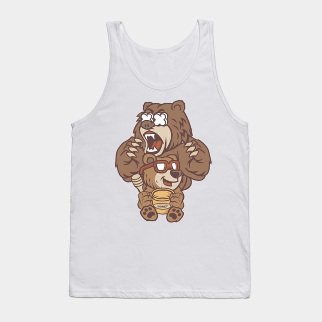 Bear honey Tank Top by ShirtyLife